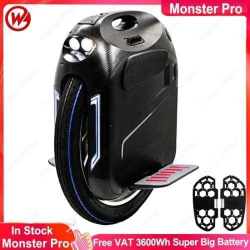 Gotway Monster pro Unicycle 2020 New Original 24 Inch 100V 3600WH pro 4000w Monster Self Balance One Wheel Electric Scooter