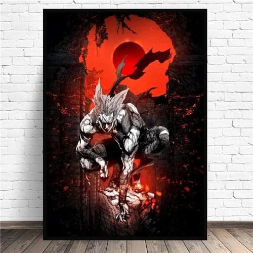Frame Garou Ningen kaijin Anime Art Print Modern Poster Wall painting Pictures Living Room home Decor