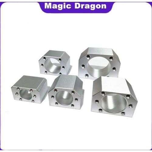 DSG ball screw nut seat 1605 2005 2505 3205 2510 1610 1616 2020 2525 3232 28/36/40/50/32/39mm screw fixing block conversion seat