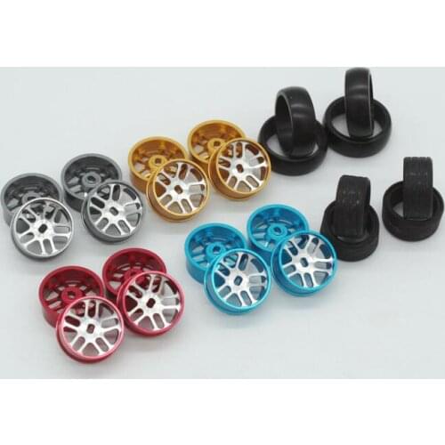 WLtoys K989 iw04m mini-q RC car 1 / 28 mosquito car accessories metal drift hub racing soft tire