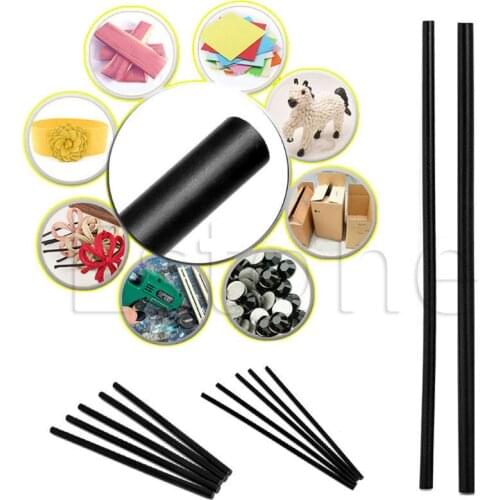 Y1UF 5 Pcs 11mm Mini Glue Sticks For Hot Melt Gun Purpose Black Adhesive