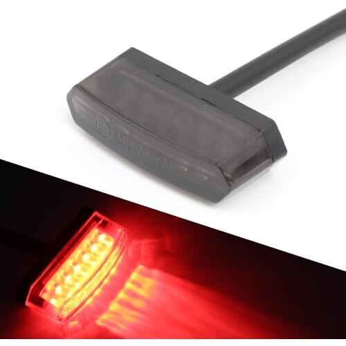 Motorcycle Mini 6 LED Tail Light Rear TailLight Brake Stop lamp For Harley Yamaha Suzuki Chopper Indicator Lamp