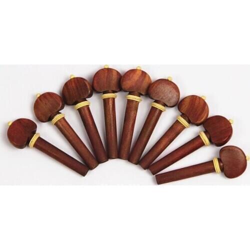 20 Pcs (5 sets) 4/4 Violin Rosewood Pegs Wholesale Violin Fittings Parts Accesorries Free Shipping