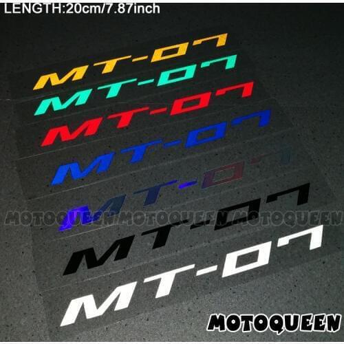 2X Motorcycle wheels rims helmet Body Shell Tank Pad Fairing Reflective Decals Stickers logo for MT-07 MT-09 MT07 MT09