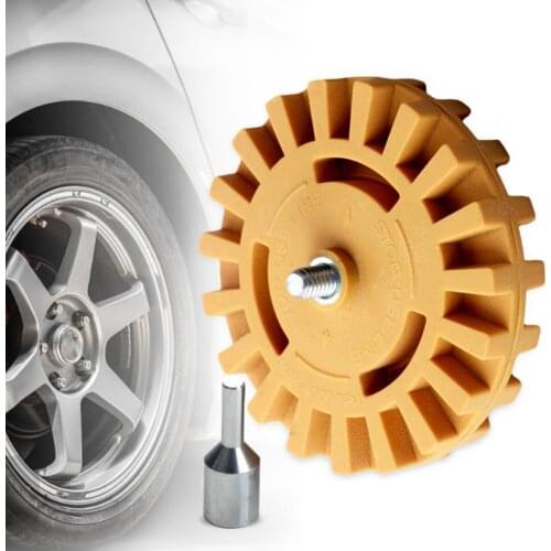 4-inch Eraser Tape Glue Removal Wheel Pinstripe Removing Household electric drill pneumatic drill rubber Tire Polishing Tool