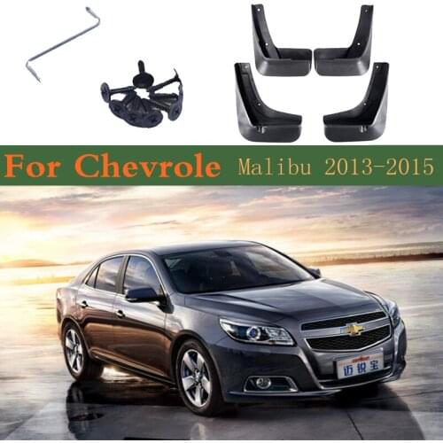4x Mudguards Fender Styling Accessories New Mud Guard Flap Splash Protection Car Mudflap For Chevrolet Malibu 2013-2015 8th Gen