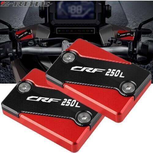 CNC Aluminum Front brake Fluid Tank Reservoir Cover oil Cap For HONDA CRF 250L 2013-2020 CRF250L/M RALLY Motorcycle accessories