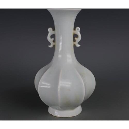 Antique SongDynasty porcelain vase,HuTian Kiln,Two ears,Hand-painted crafts,Collection&Adornment,Free shipping