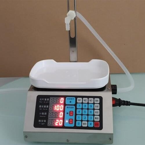 CSY-1810 weighing type automatic quantitative liquid filling machine fruit juice beverage quantitative filling automatic start