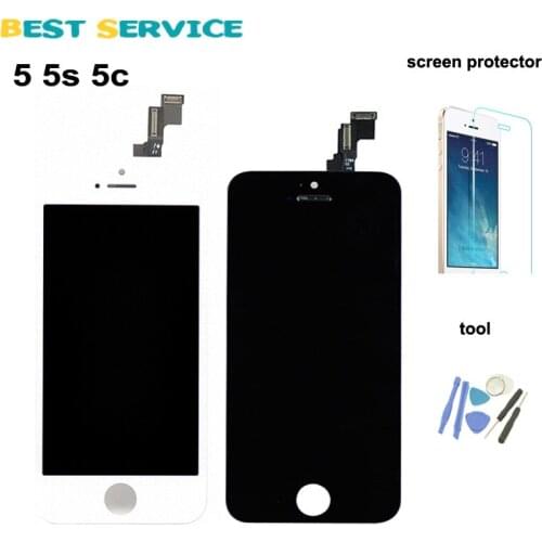 No Dead Pixel For iPhone 5 5c 5s 5g LCD Display Touch Screen Digitizer Full Assembly