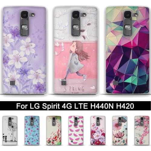 Phone Cases For LG Spirit 4G LTE H440N H420 C70 3D Priinting Luxury Cartoon for LG spirit 4G lite Soft Silicone Back Cover
