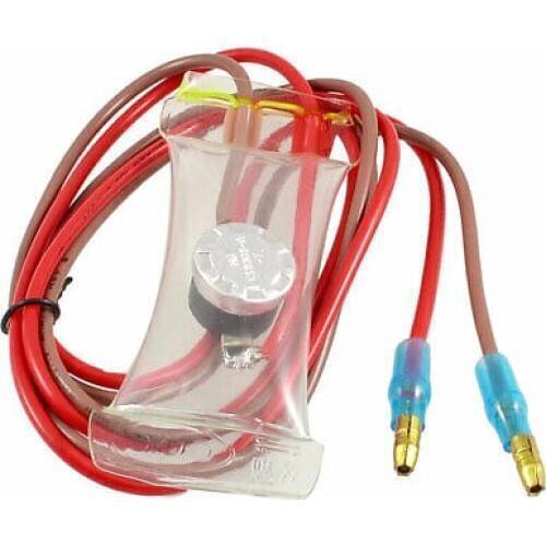 KSD303-A 2 Wire Lead -7C Normal Open Refrigerator Defrost Thermostat 250V 10A
