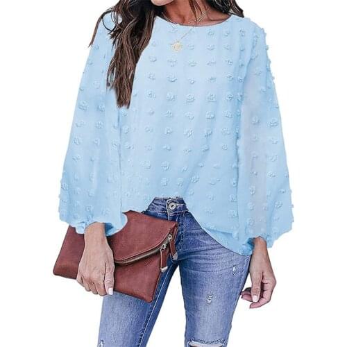 LAMLKKY Womens Chiffon Blouses
