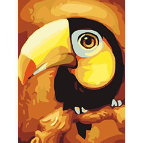 MaHuaf-X094 smart parrot 40x50cm painting by numbers on canvas on the frame Unique Gift For livingroom Home Decor Wall Artwork