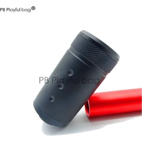 Outdoor CS upgrade material silencer water bullet gun jinming9 19 outer pipe 14mm reverse tooth modification accessories md91