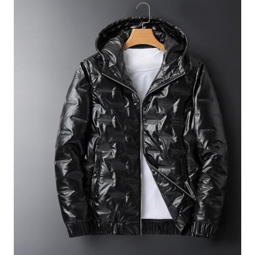 2020 New Fashion Winter Jacket Men Stand Collar Parka Jacket Mens Solid Color Thick Jackets Coats Male Autumn Windbreak Jacket