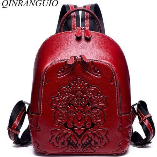 QINRANGUIO Women's Backpacks With Flowers