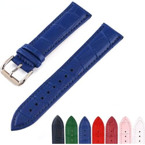 UTHAI Z11 New Watch Bracelet Belt Woman Watchbands Genuine Leather Strap Watch Band 10-24mm Multicolor Watch Bands