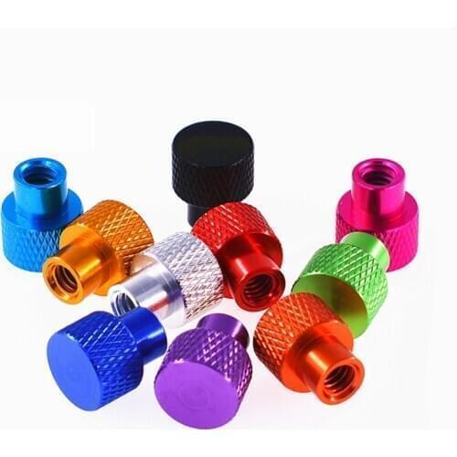 10pcs M3 M4 M5 M6 M8 Blind hole Frame Aluminum Hand Nut Knurled Aluminum Thumb nut,Step nut