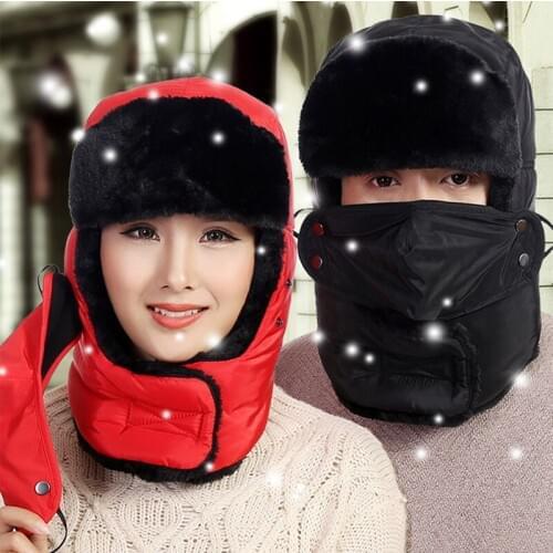 Lei Feng Hat Male Hat Female Spring And Winter Cold Hat Bicycle Ear Protection Thickening Windproof Warm Cotton Hat