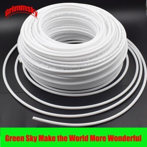 High quality white flexible tube hose pipe For RO water filter system aquarium PE reverse osmosis 1/4 inch 3/8 inch