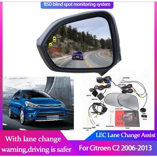 Millimeter Wave Radar Blind Spot for Citroen C2 2006-2013 BSD BSM Microwave Blind Spot Monitor Detectors Safety Change Assist
