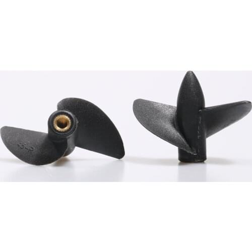 1pair M4 Threaded Nylon 2 Blades Propeller Dia 35/39/42/45mm CW&CCW Props Positive&Reverse Paddle for RC Electric Jet Boat Parts