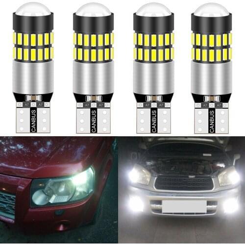 4x T10 W5W LED White Error Free Canbus LED interior Dome Trunk lights For VW Volkswagen T4 T5 T6 Multivan Caravelle Transporter