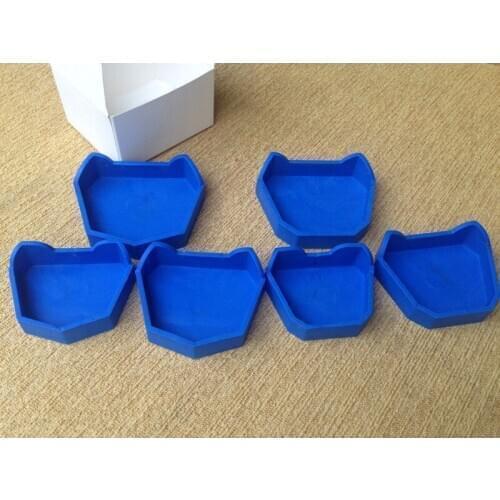 6Pcs/Set best Dental Lab Model Former Base Molds with notches