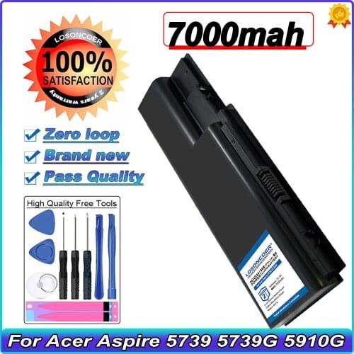 7000mAh Lapotp Battery For Acer Aspire 5739 5739G 5910G 5920 5920G 5930 5930G 5935 5940 5940G 5942 5942G 6530G 6920G 6930 6930G
