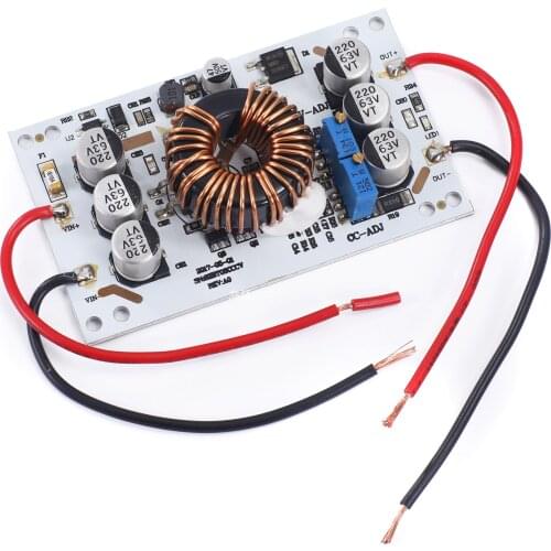 600W Aluminum Base Plate Power Supply Boost Constant Board Pressure Constant Current Adjustable LED Charging Module