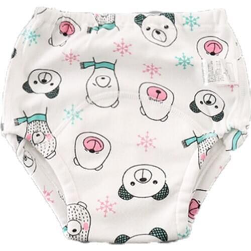 Baby Diapers Reusable Nappies Cloth Diaper Washable Toddler Girl Boys Baby Waterproof Breathable Cotton Gauze Training Pants