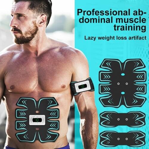 Fitness Abdominal Muscle Trainer Hip Trainer Buttocks Butt Lifting Slimming Massager Electric Belly Exercises Machine Unisex