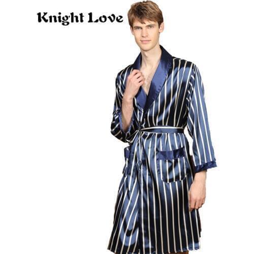 Мужские шелковые халаты KnightLove China At AliExpress