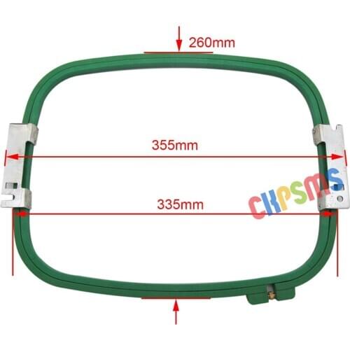 1Set Em KP355-085G-335*260 broidery Hoop （1 frame+1 ring) 335MM*260MM- 355MM Wide (14") for Tajima Toyota Commercial