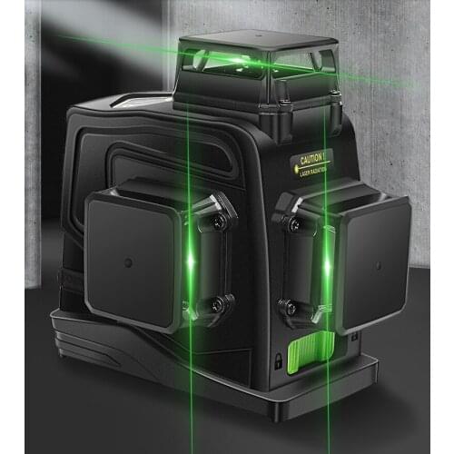 12 Lines Laser Level 360 Horizontal And Vertical Cross Lines With Auto Self-Leveling, Indoors and Outdoors