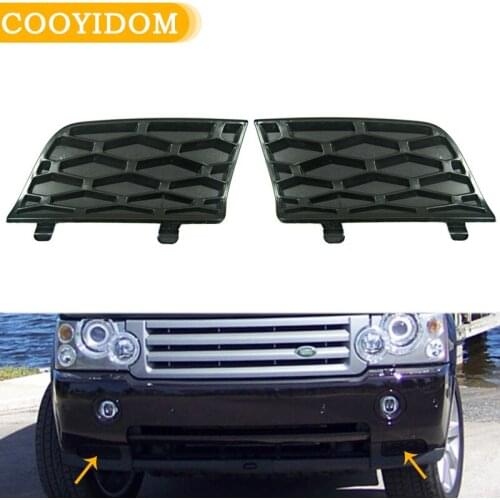 Left Right Car Front Bumper Lower Side Grille Frame cover trim Grills For Range Rover 2002-2009 Vogue Grill Frame Panel Cover