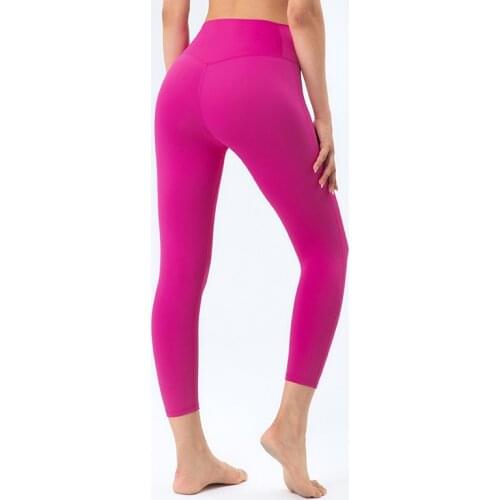 NCLAGEN Yoga Pants Women Elastic High Waist Naked-feel Fabric Soft Sport Leggings Peach Hip Lift Running Training Fitness Tights