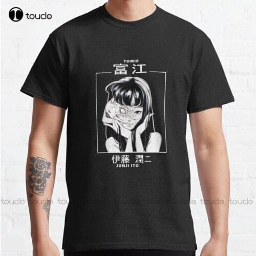 New Tomie Juni Ito Uzumaki Lovers Tomie Manga Girl Classic T-Shirt Cotton Tee Shirt S-5Xl Unisex mens white t-shirts