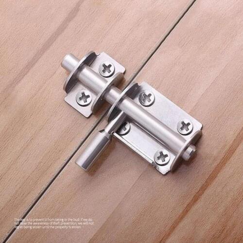 Anti-theft Slide Bolt Gate Heavy Gate Steel Door Latch Decoration Lock Bolt Window Latch Barrel Door Bolt Home Lock Door