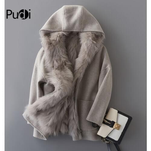 Pudi Women's Coats With Fur