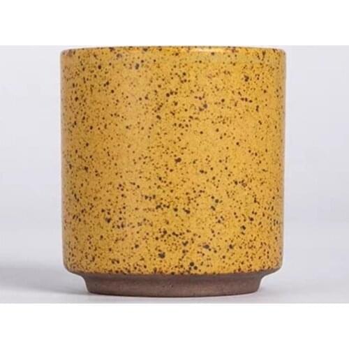 Retro Cuisine Tableware Water Cup Creative Household Flower Tea Cup Vintage Ceramic Water Mug Soup Swallow Mug