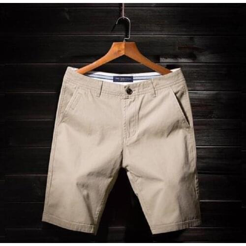 New Summer Casual MenS Shorts Cotton Fashion MenS Five-Point Pants Loose Beach Shorts Large Size 36 38 MenS Shorts Breeches