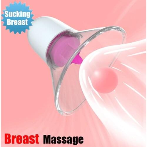 Strong Vacuum Oral Sucking Pump Vibrator Vibrator Tongue Licking Electric Blowjob Penis Exercise Masturbator Sex Toys For Women