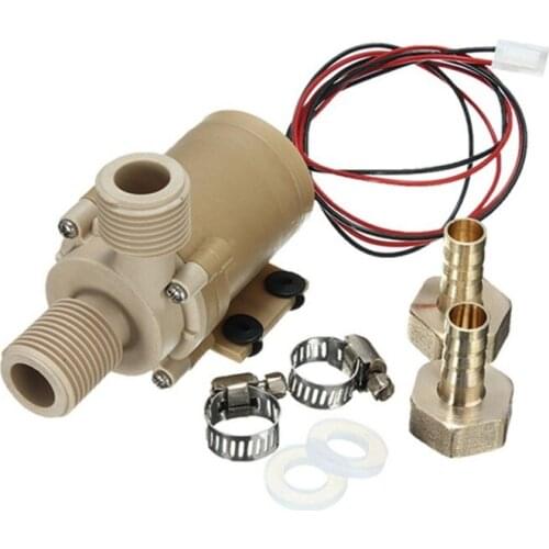 Solar Water Pump 12/24V DC Hot Water Pump 3/6M Circulation Pomp Brushless Motor high pressure pump Food Grade pump