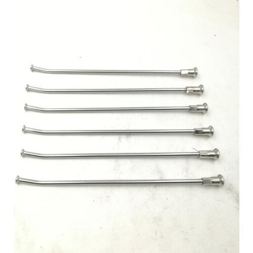 8G Diameter 4.0mm Bend Motorcycle Spokes Angle 170 Degree Length In 60-310mm Rang Customize 304 Stainless Steel Material Spokes