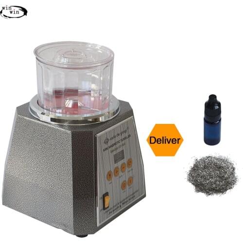 KT130 Magnetic Polishing Machine Tumbler Jewelry Polisher Finisher Finishing Machine, Magnetic Polishing Machine AC 110v 220v