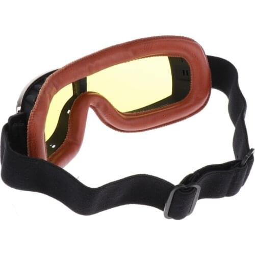 Retro Vintage Cruiser Motorcycle Scooter Helmet Goggles Dirt Bike Glasses #2