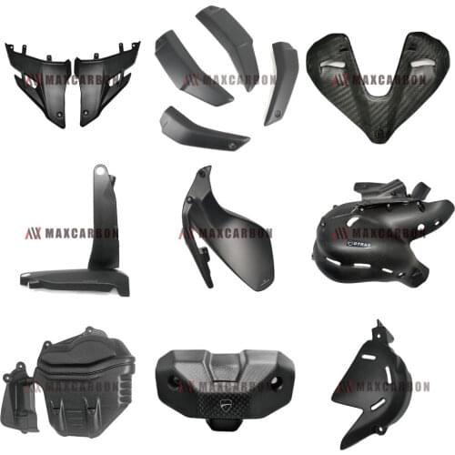 All Motorcycle Accessories For Ducati Streetfighter V4 V4S 2020 2021 Fender Hugger Panel Fuel Caps Striker Cooling duct