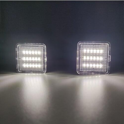 1Pair Car LED Tail License Plate Light Canbus For Toyota Tacoma 2016-2019 Tundra 2014-2019 Number Plate Lamp Bulb